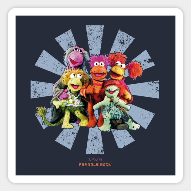 Fraggle Rock Retro Japanese Magnet by Nova5